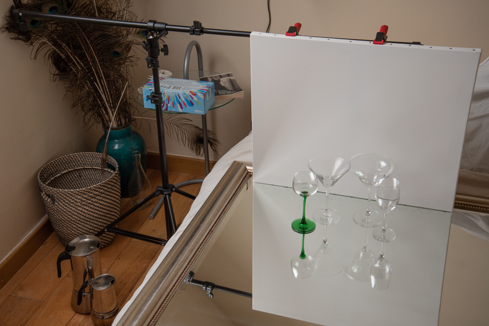 My setup for taking the photos.