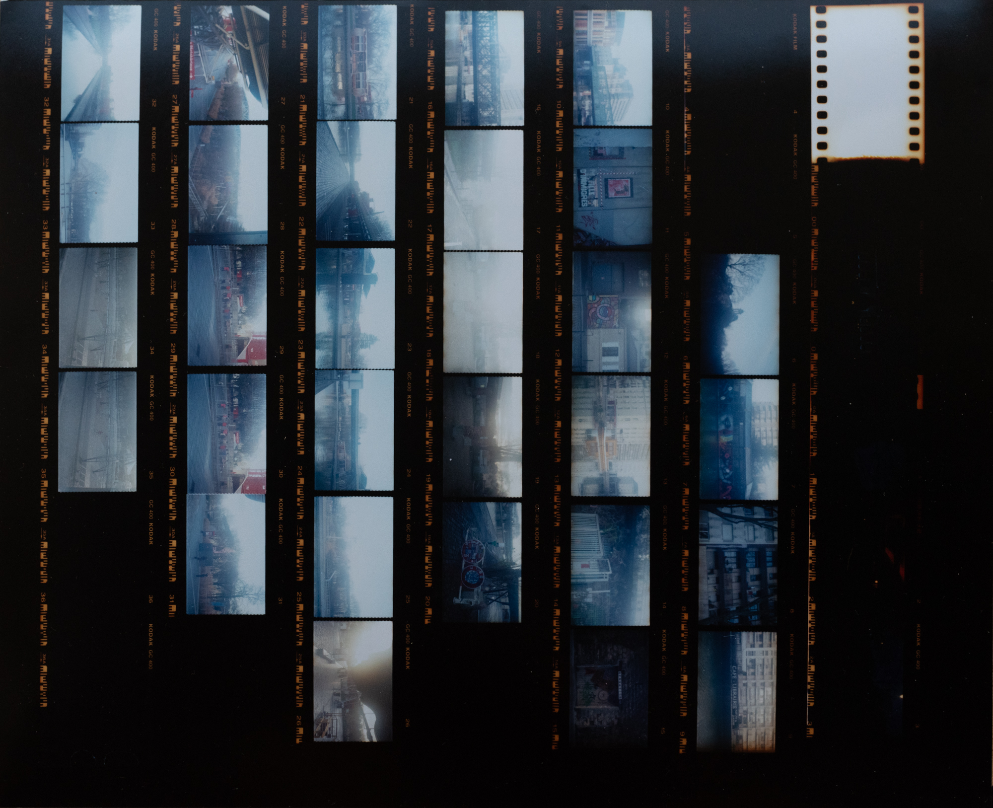 Second Colour Contact Sheet