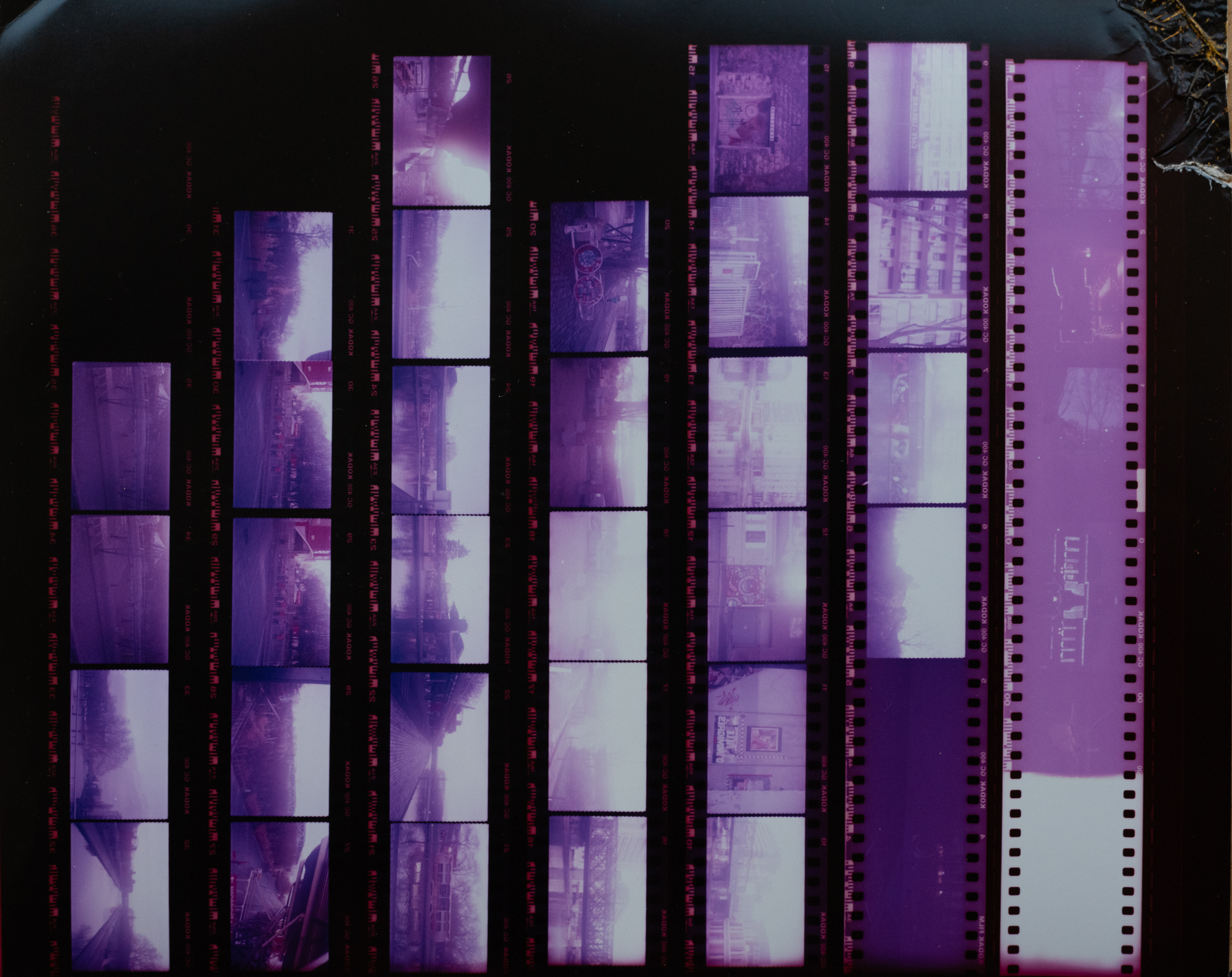 First Colour Contact Sheet